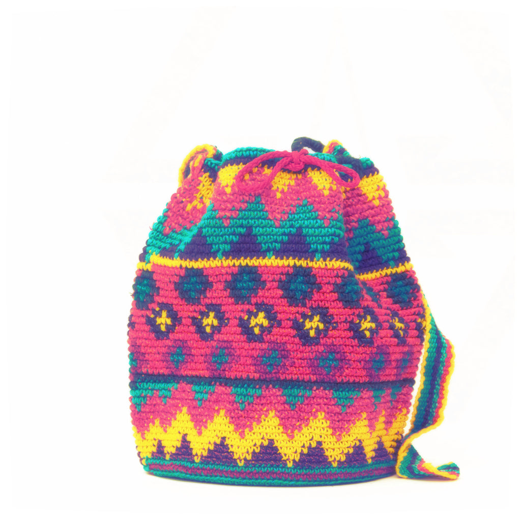 25 % OFF Mini Handwoven Mochila Bag - Wayuu Tribe - MOCHILAS WAYUU BAGS